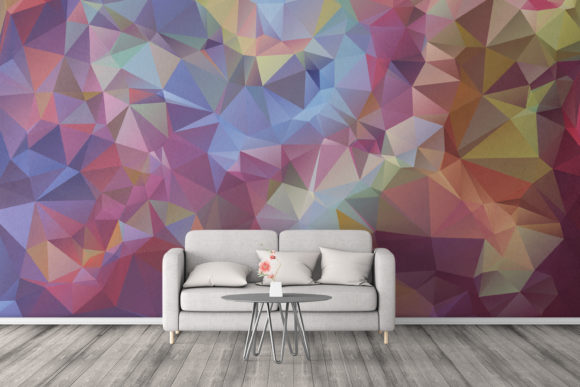 Abstract Polygonal Space Background: A Versatile Design Element
