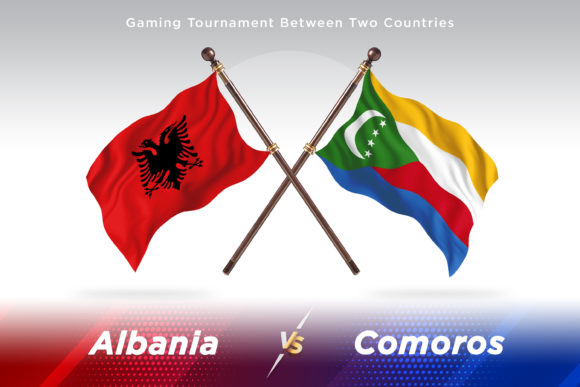 Albania vs Comoros Two Flags: A Versatile Design Resource