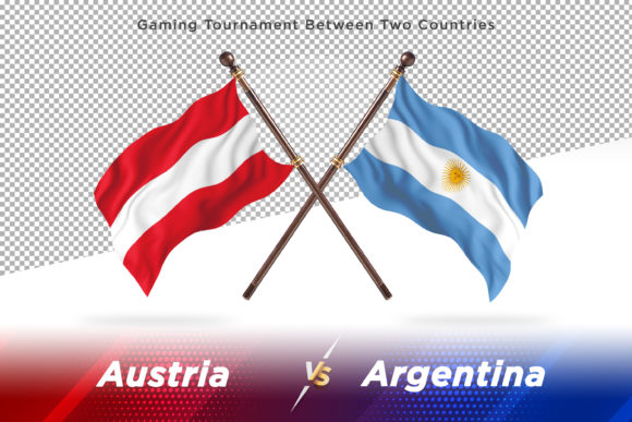 Austria Versus Argentina Two Flags in Design Projects