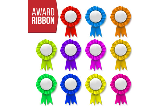Award Ribbon Set Vector. Certificate: A Versatile Tool for Recognizing Excellence