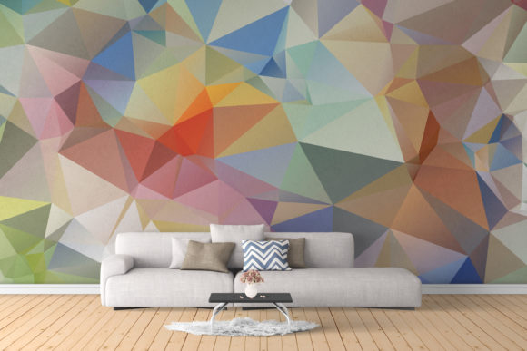 Crystal-Inspired Abstract Backgrounds for Modern Design