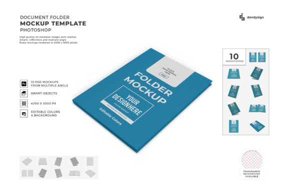 Document Folder Mockup Template Bundle: A Designer’s Time-Saving Tool