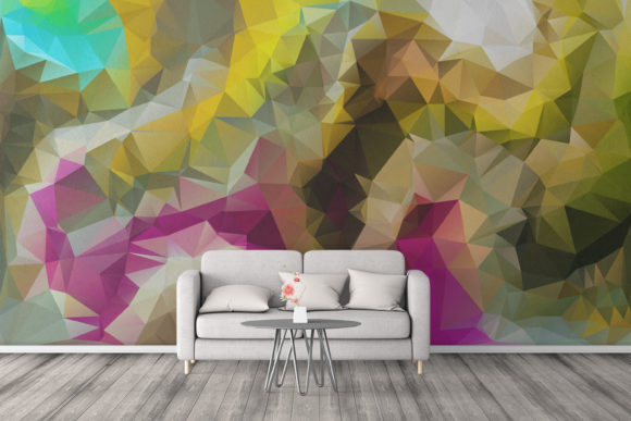 Geometric Rumpled Triangular Low Poly: A Modern Design Element for Creative Professionals