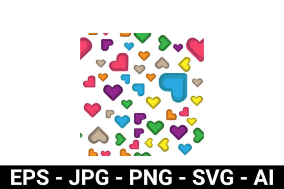 Impossible Colorful Heart Pattern: A Modern Design Trend That Captures Imagination and Emotion