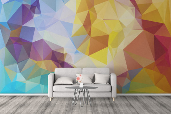 Low Poly Crystal Background: A Versatile Design Asset
