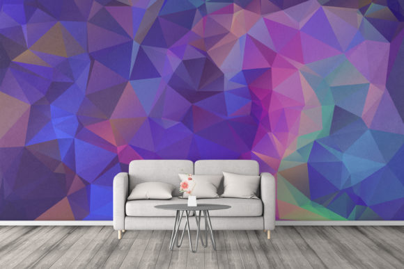 Low Poly Geometric Background: A Modern Design Asset