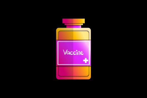 Medical Icon Vaccine Bottle Gradation: A Versatile Design Tool for Medical and Creative Projects