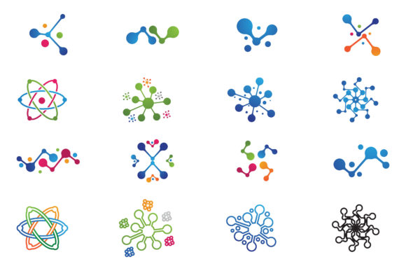 Molecule Logo and Symbol Vector: A Creative Tool for Science Communication