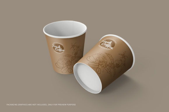 Paper Cup Mockup 5B: A Strategic Tool for Creative Branding and Design Presentation
