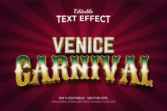 Venice Carnival Editable Text Effects: Bring Magic to Your Designs