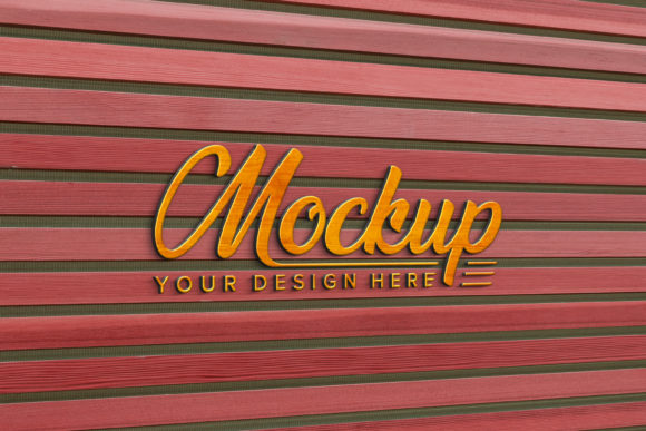 Wooden Wall Logo Mockup: A Practical Tool for Design Visualization